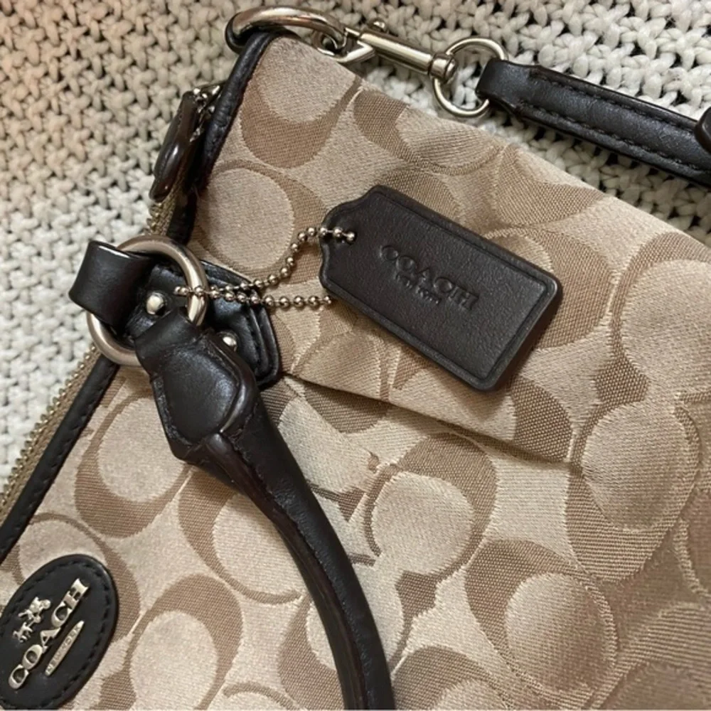 Signature Coach‎ Canvas and Leather Collette Mini Satchel